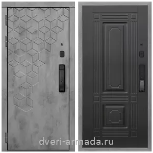 Входные двери Эконом, Дверь входная Армада Квадро МДФ 16 мм Kaadas K9 / МДФ 16 мм ФЛ-2 Венге