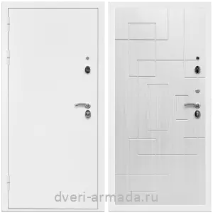 Белые, Дверь входная Армада Оптима Белая шагрень / ФЛ-57 Белый жемчуг