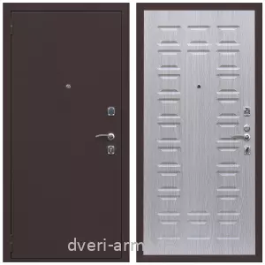 Входные двери толщиной 60 мм, Дверь входная Армада Комфорт Антик медь / ФЛ-183 Дуб беленый