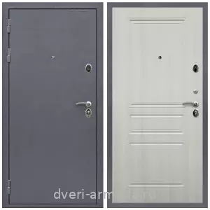 Темные входные двери, Дверь входная Армада Престиж Антик серебро / МДФ 6 мм ФЛ-243 Лиственница беж
