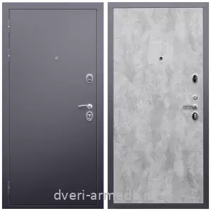 Готовые входные двери, Дверь входная металлическая взломостойкая Армада Люкс Антик серебро / ПЭ Цемент светлый