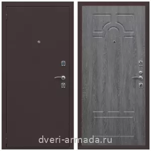 Входные двери Верона, Дверь входная Армада Комфорт Антик медь / ФЛ-58 Дуб Филадельфия графит