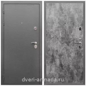 Элитные для коттеджей, Дверь входная Армада Оптима Антик серебро / ПЭ Цемент темный
