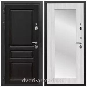 Двери МДФ для квартиры, Дверь входная Армада Премиум-Н МДФ 16 мм ФЛ-243 Венге / МДФ 16 мм ФЛЗ пастораль Сандал белый