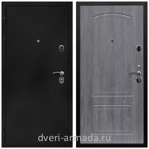 Дверь входная Армада Престиж Черная шагрень / ФЛ-138 Дуб Филадельфия графит