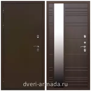 Двери в деревянный дом, Дверь входная уличная в дом Армада Термо Молоток коричневый/ МДФ 16 мм ФЛЗ-Сити Венге
