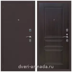 Входные двери МДФ для офиса, Дверь входная Армада Комфорт Антик медь / ФЛ-243 Эковенге
