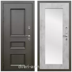Дверь входная уличная в дом Армада Фаренгейт / МДФ 16 мм ФЛЗ-пастораль, Бетон светлый