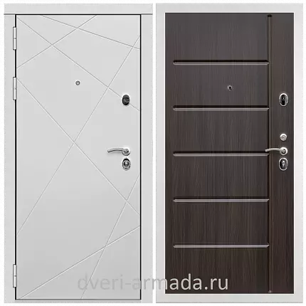 Дверь входная Армада Тесла МДФ 16 мм / МДФ 10 мм ФЛ-102 Эковенге