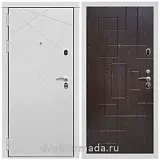 Дверь входная Армада Тесла МДФ 16 мм / МДФ 16 мм ФЛ-57 Дуб шоколад