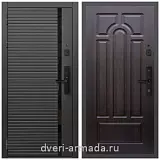 Умная входная смарт-дверь Армада Каскад BLACK Kaadas S500  / ФЛ-58 Венге
