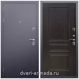 Входные двери толщиной 60 мм, Дверь входная железная Армада Люкс Антик серебро / ФЛ-243 Эковенге красивая с порошковым покрытием