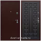Элитные для коттеджей, Дверь входная Армада Люкс Антик медь / ФЛ-183 Венге