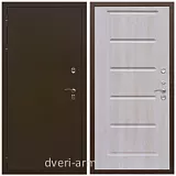 Для коттеджа, Дверь входная уличная в дом Армада Термо Молоток коричневый/ ФЛ-39 Дуб филадельфия крем для дачи эконом класса