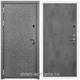 Дверь входная Армада Престиж Белая шагрень Штукатурка графит ФЛС - 502 / ФЛ-291 Бетон темный