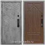 Дверь входная Армада Квадро Kaadas K9 / ФЛ-58 Морёная береза
