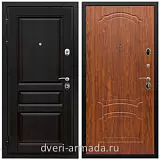 Входные двери толщиной 100 мм, Дверь входная Армада Премиум-Н ФЛ-243 Венге / ФЛ-140 Мореная береза