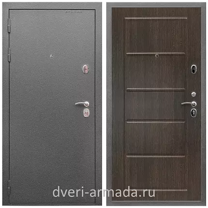 Дверь входная Армада Оптима Антик серебро / ФЛ-39 Венге