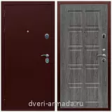 Антивандальные для квартир, Дверь входная теплая Армада Люкс Антик медь / ФЛ-38 Дуб филадельфия графит с порошковым напылением